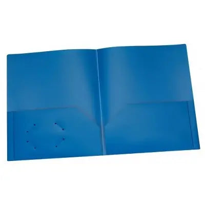 2-Pocket Oxford Poly Folder, Asst 