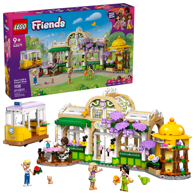 Lego Friends 42671 Le café aux plantes et le fleuriste
