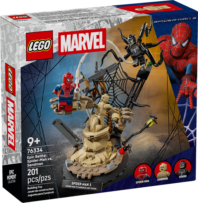 Lego Marvel 76334 Combat légendaire : Spider-Man contre Sandman
