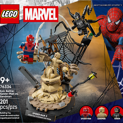 Lego Marvel 76334 Legendary Battle: Spider-Man vs. Sandman