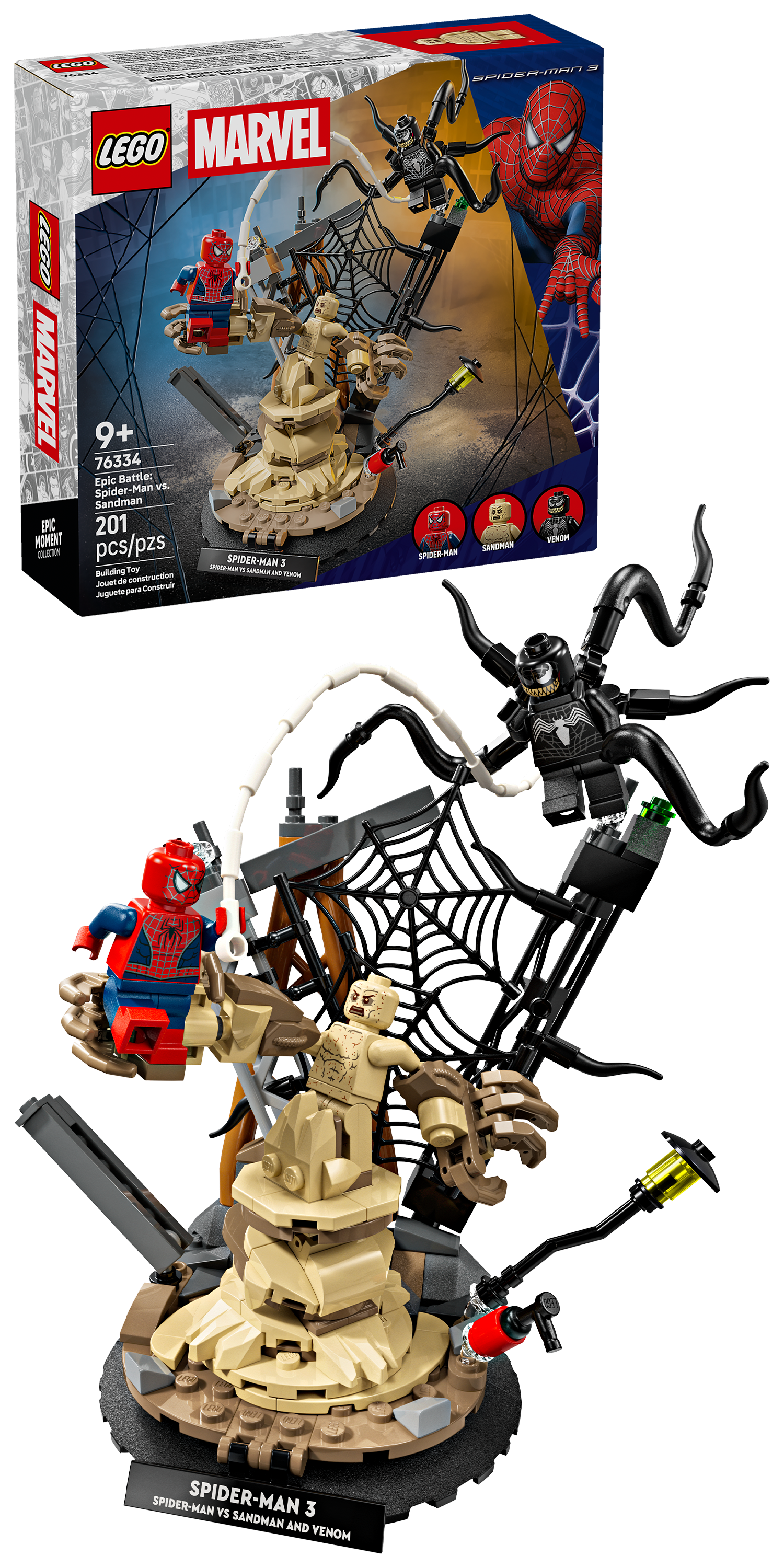 Lego Marvel 76334 Legendary Battle: Spider-Man vs. Sandman – La