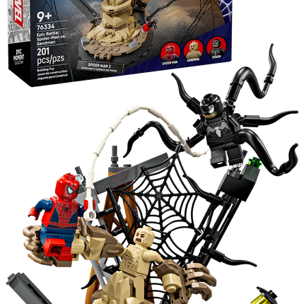 Lego Marvel 76334 Legendary Battle: Spider-Man vs. Sandman
