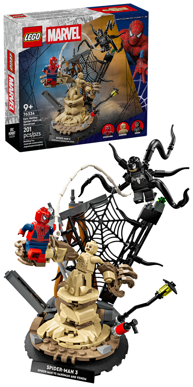 Lego Marvel 76334 Combat légendaire : Spider-Man contre Sandman