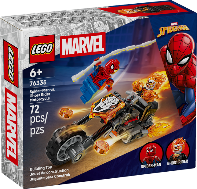 Lego Marvel 76335 Spider-Man contre la moto de Ghost Rider