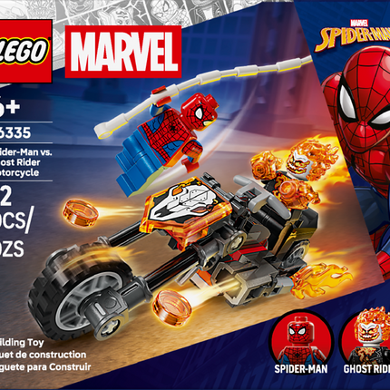Lego Marvel 76335 Spider-Man contre la moto de Ghost Rider