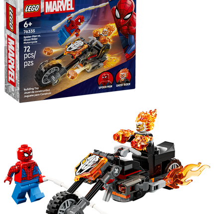 Lego Marvel 76335 Spider-Man contre la moto de Ghost Rider