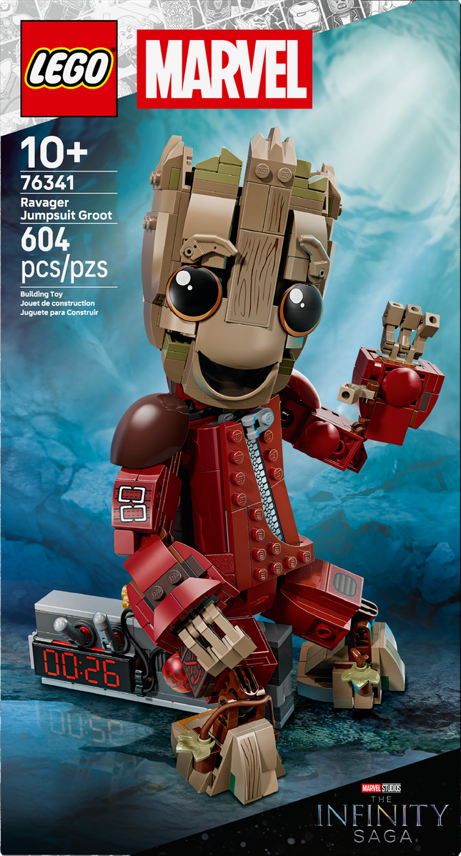 Lego Marvel 76341 Groot en combinaison de Ravageur