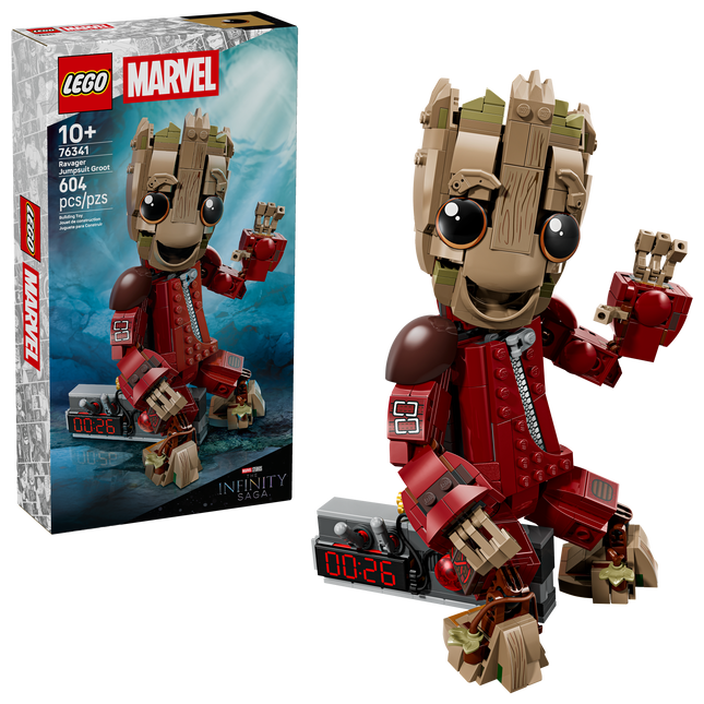 Lego Marvel 76341 Groot en combinaison de Ravageur