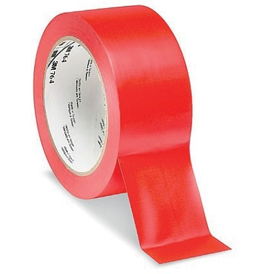 Ruban En Vinyle Rouge 2Po X 36 Verges