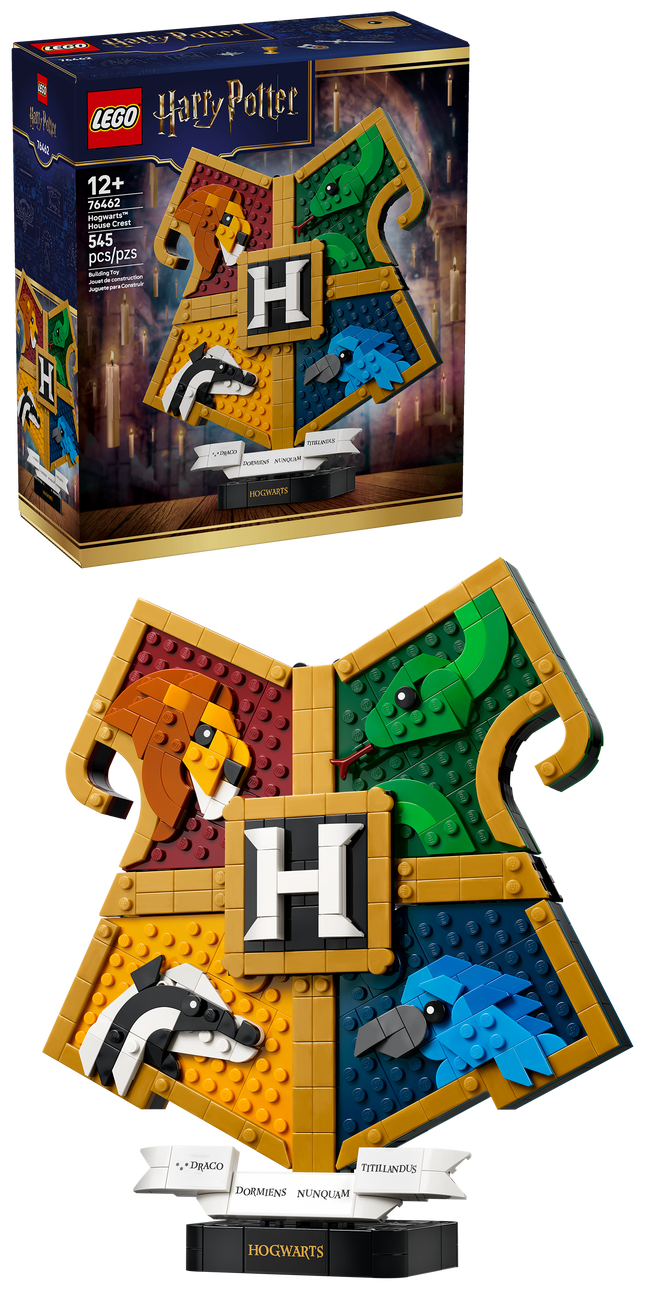 LEGO® Harry Potter™ Le Blason de Maison de Poudlard, Jouet 76462