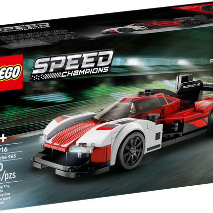 Lego speed champions 76916 porsche 963 9+ | 280pcs
