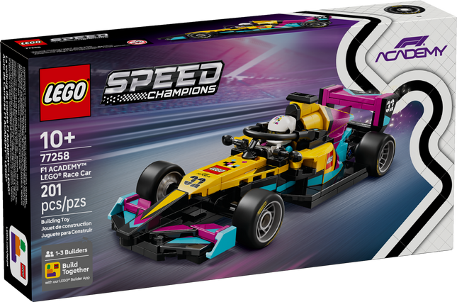 Speed Champions 77258 La voiture de course F1 ACADEMY™ LEGO®