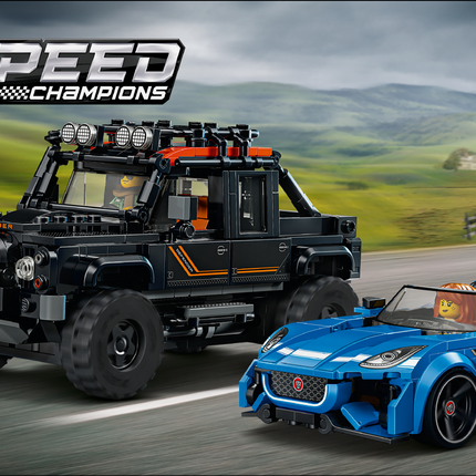LEGO® Speed Champions Jaguar Project 7 & Land Rover Defender 77264