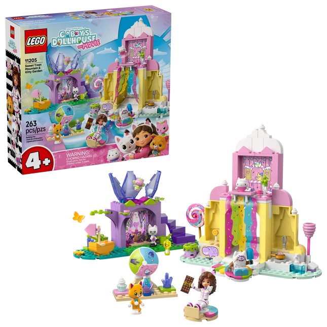 Lego Gabby's DollHouse 11205 La montagne des friandises et le jardin de Fée Minette