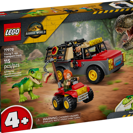 LEGO® Jurassic World Young T. Rex Transport Truck, Toy 77978