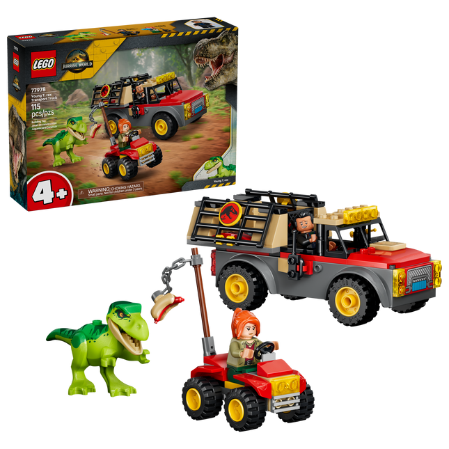 LEGO® Jurassic World Le camion de transport du jeune T. Rex, Jouet 77978