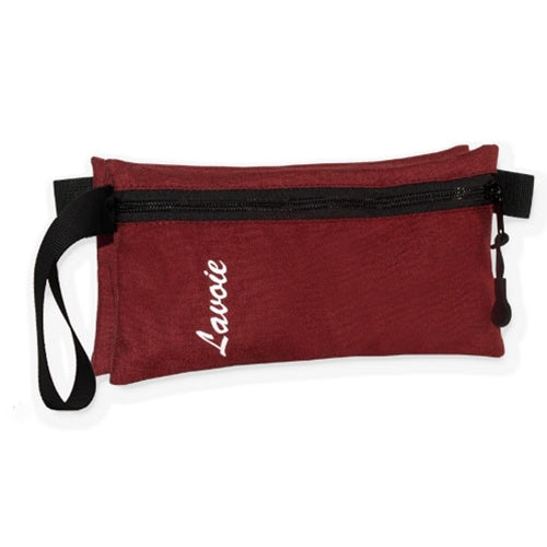 Lavoie Double Pencil Case - Burgundy