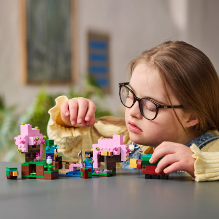 Lego minecraft 21260 cherry blossom garden