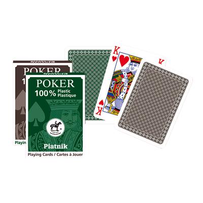 Jeu de cartes 100% plastique