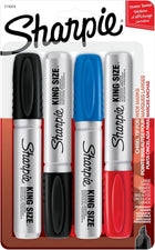 Sharpie - Marqueurs permanents King Size 4/pqt