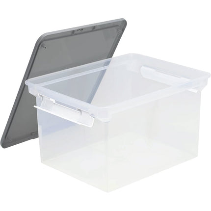 Storage box with transparent lid Storex 