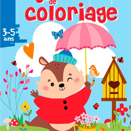Gros livre de coloriage, Écureuil - Version française