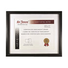 Cadre pour certificats St James avec passe-partout 11x14