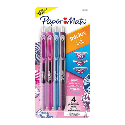 InkJoy Candy Pop InkJoy Gel 0.7mm Pens. 4 Pack