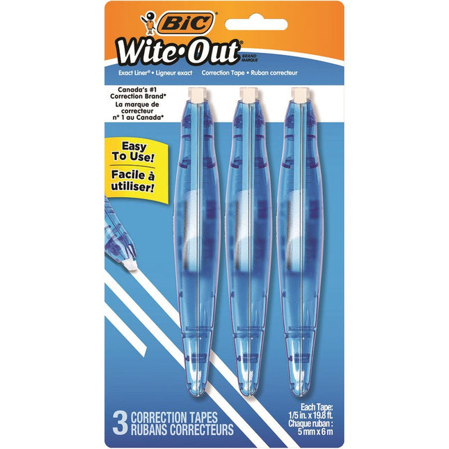Ruban correcteur Wite-Out Exact Liner 3/pqt