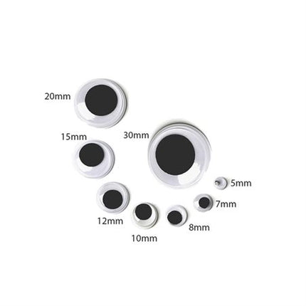 Yeux mobiles assortis