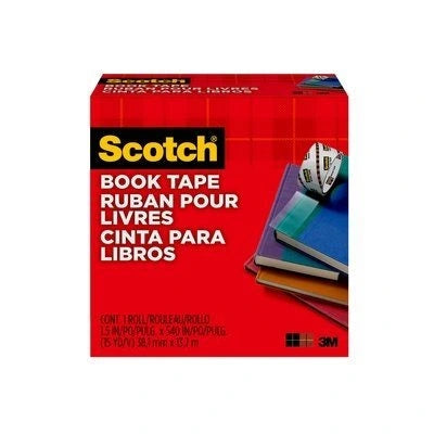 Ruban À Livres 845 De Scotch, 1-1/2 Po, Transparent