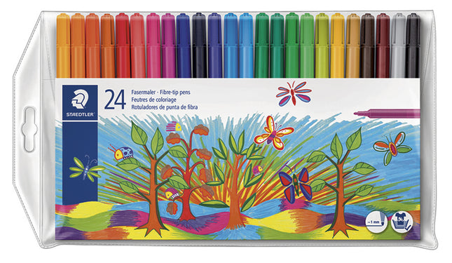 24 Feutres de coloriage Noris