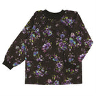 Tablier de bricolage - Motif floral bleu et violet - 6/8 ans
