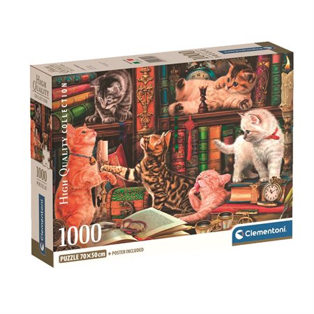 Clementoni Puzzle - Curious Moustaches 1000 pieces