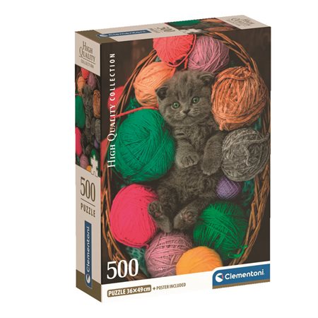 Casse-tête Clementoni - Chatons douillet 500 mrx