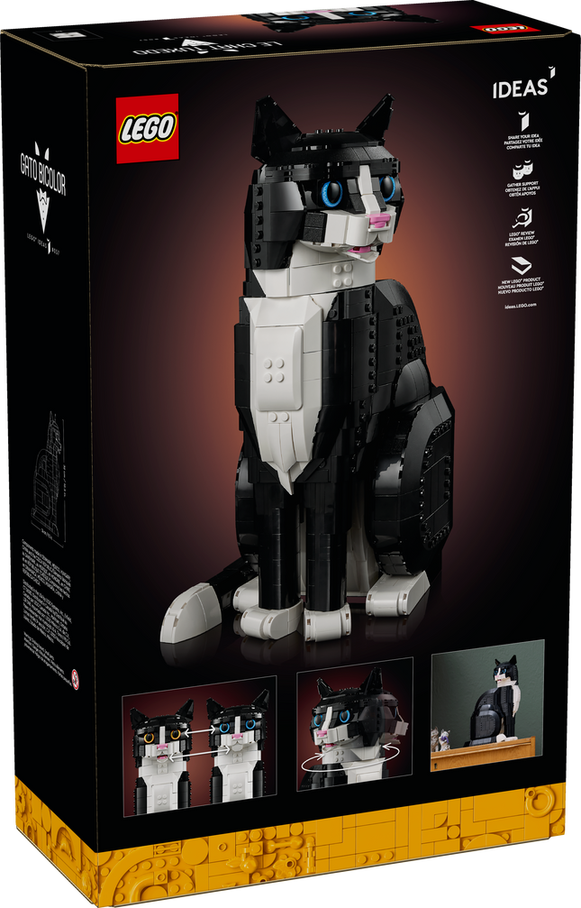 Lego ideas 21349 tuxedo cat