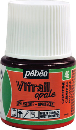 PEINTURE VITRAIL CLEMENTINE OPALE