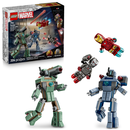Lego Marvel 76320 Iron Man et War Machine contre les Hammer Drones