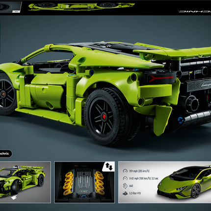 Lego technic 42161 lamborghini huracan tecnica 806 pcs