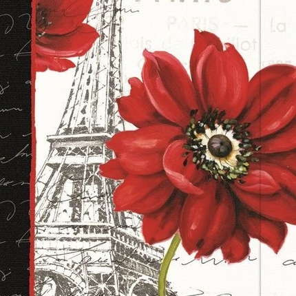 Large Journal - Red Paris Simple Dream