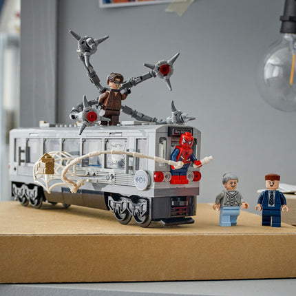 Lego Marvel 76321 La scène du métro avec Spider-Man et Doc Ock