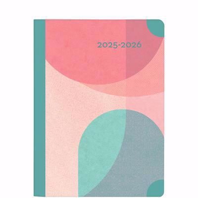 Agenda scolaire 2025-2026 memo géométrique