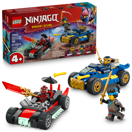 Lego Ninjago 71840 Rogue vs. Drix Race Car Duel