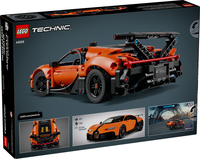 Lego Technic 42222 L’hypervoiture de Bugatti Chiron Pur Sport