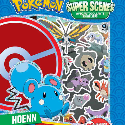 Pokémon Hoenn - Super scènes avec autocollants en relief