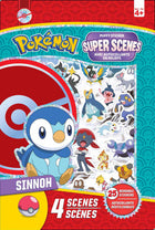Pokémon Sinnoh - Super scènes avec autocollants en relief