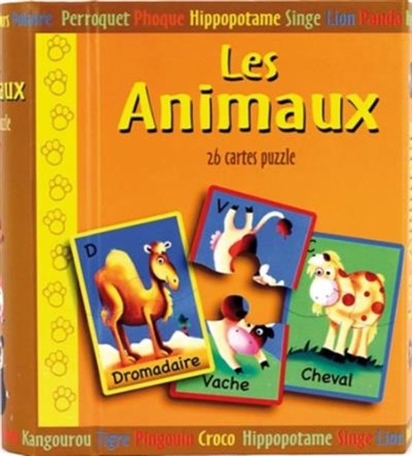 Les animaux - 26 cartes puzzle N.E.
