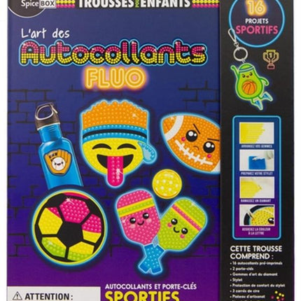 The art of fluorescent stickers