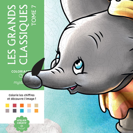 coloriages mystères Disney - Les grands classiques Tome 7