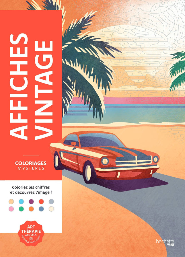 Coloriages mystères - Affiches vintage